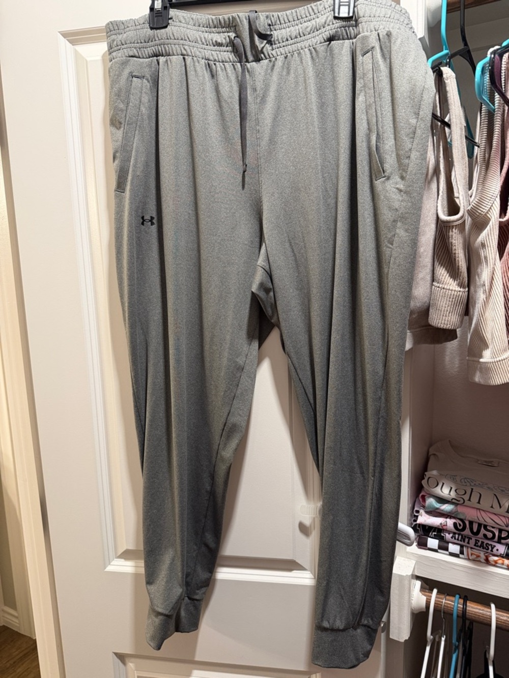 Under Armour Light Gray Performance Joggers